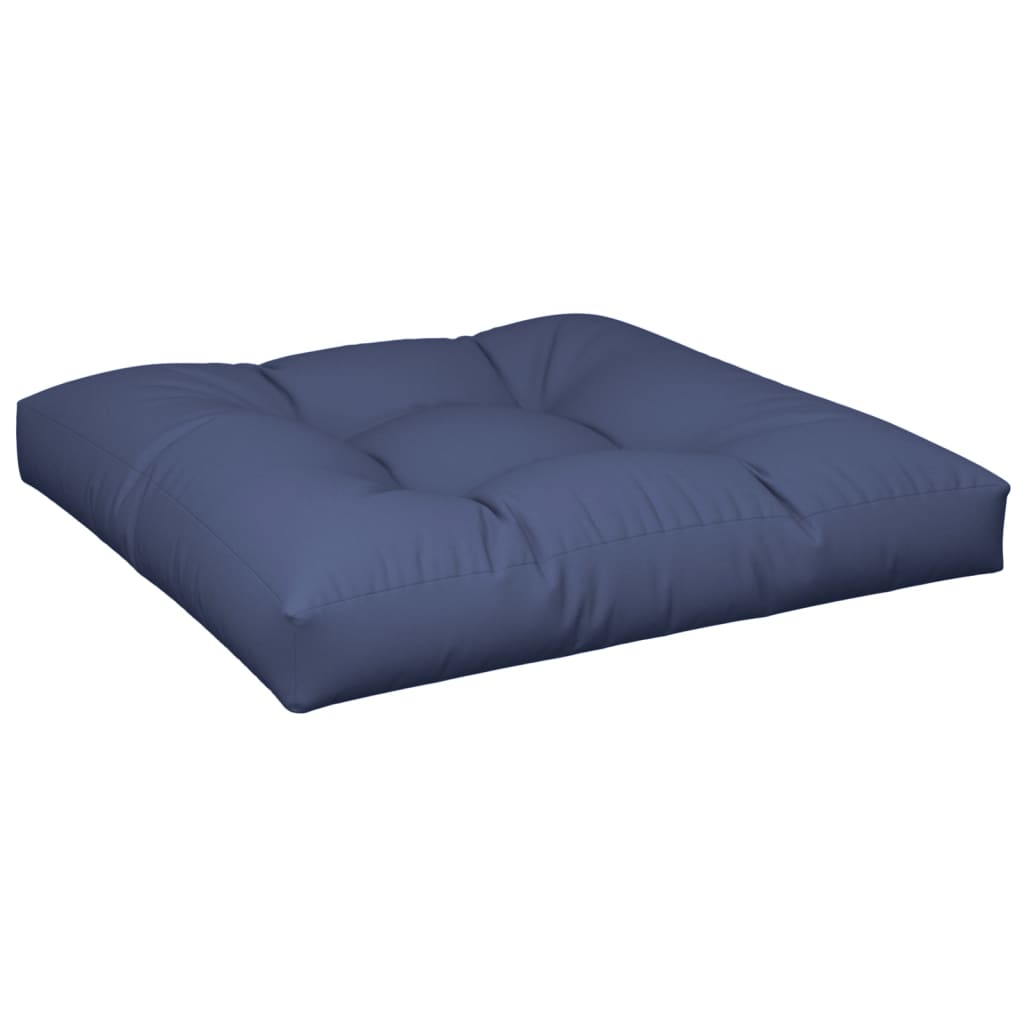Vidaxl Pallet Sofa Cushions, 2 Pcs, Navy Blue, Fabric