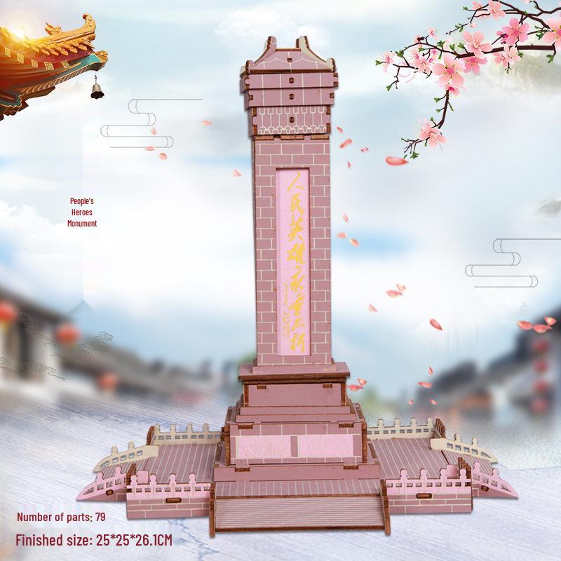 Chinese-Style 3D DIY Wooden Villa Model Kit