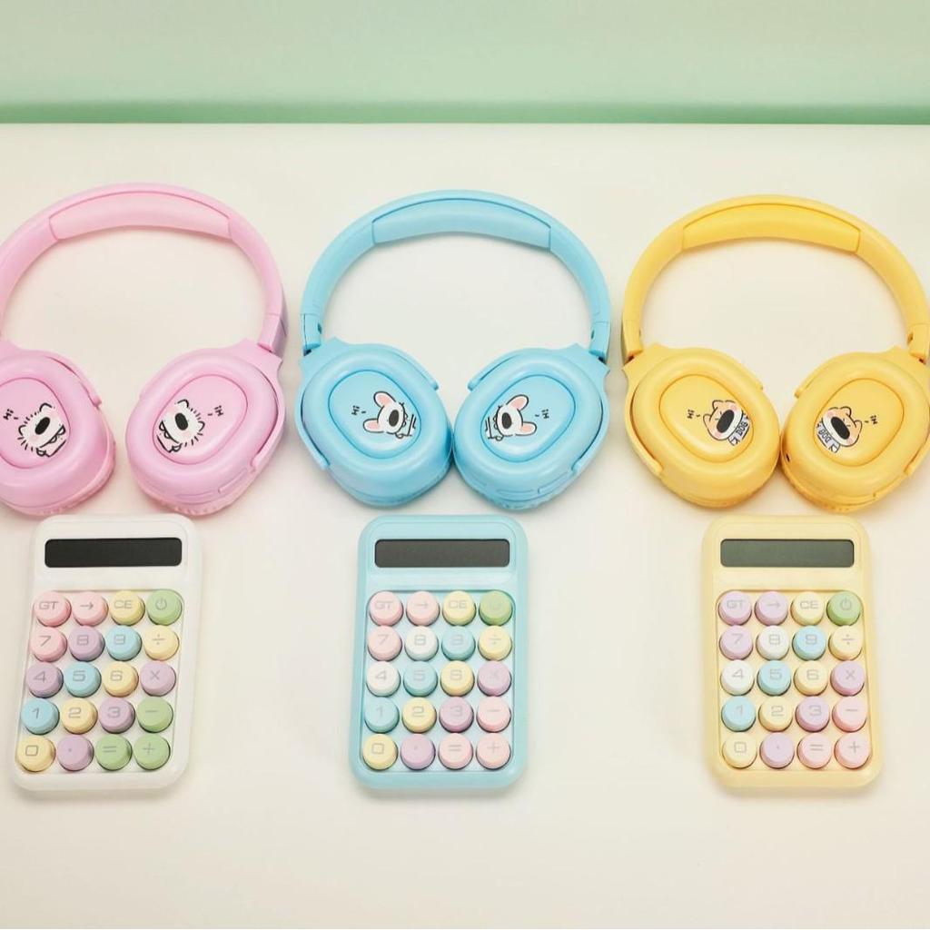 KE59 Cross New Over-Ear Bluetooth Stereo Headset - Fresh Simple Style for Computer