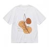 Men's Fashion Comfortable Classic T-Shirt Foliage Abstract Pattern Cotton Tee