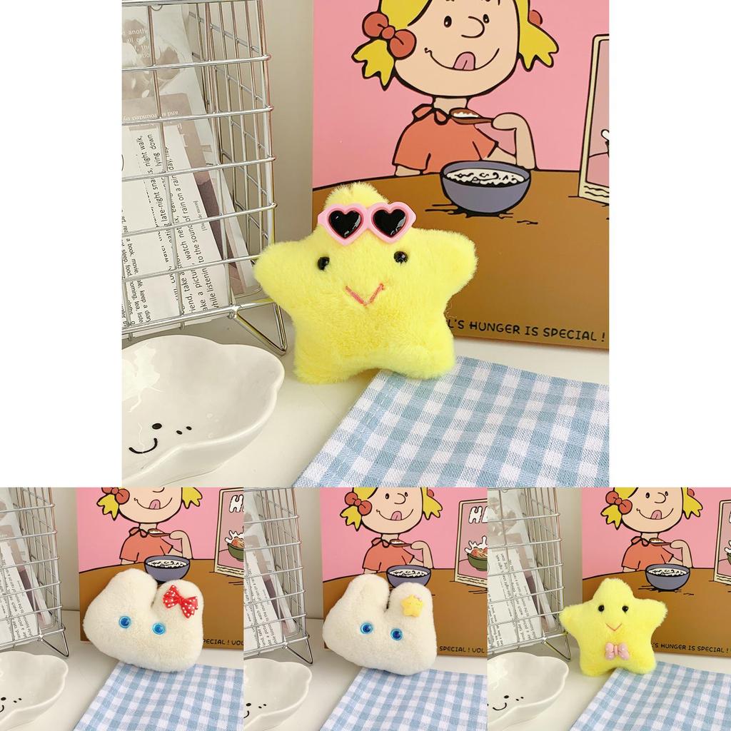 Soft Star Bunny Keychain Plush Adorable Rabbit Toy Backpack Accessories