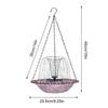 Solar Bird Bath with Water Pump Hangable Hummingbird Waterer Eco-Friendly Solar Fountain for Outdoor Patio, Garden & Backyard