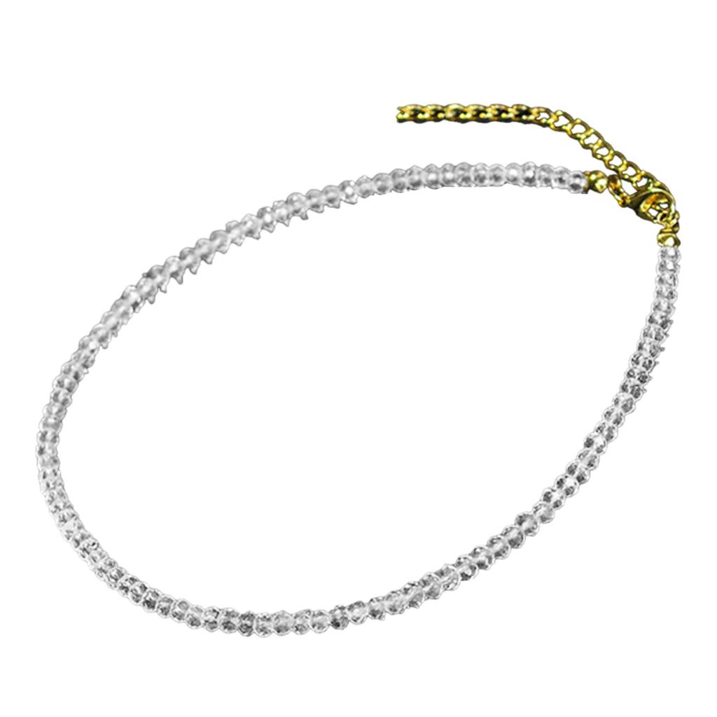 Elegant Fine Crystal Thin Choker Necklace for Women Fashionable Party Jewelry Accessory Date Night and Celebrations