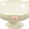 Decorative Pedestal Bowl Detachable Drainage Minimalist Serving Tray Fruit Basket for Drawing Room