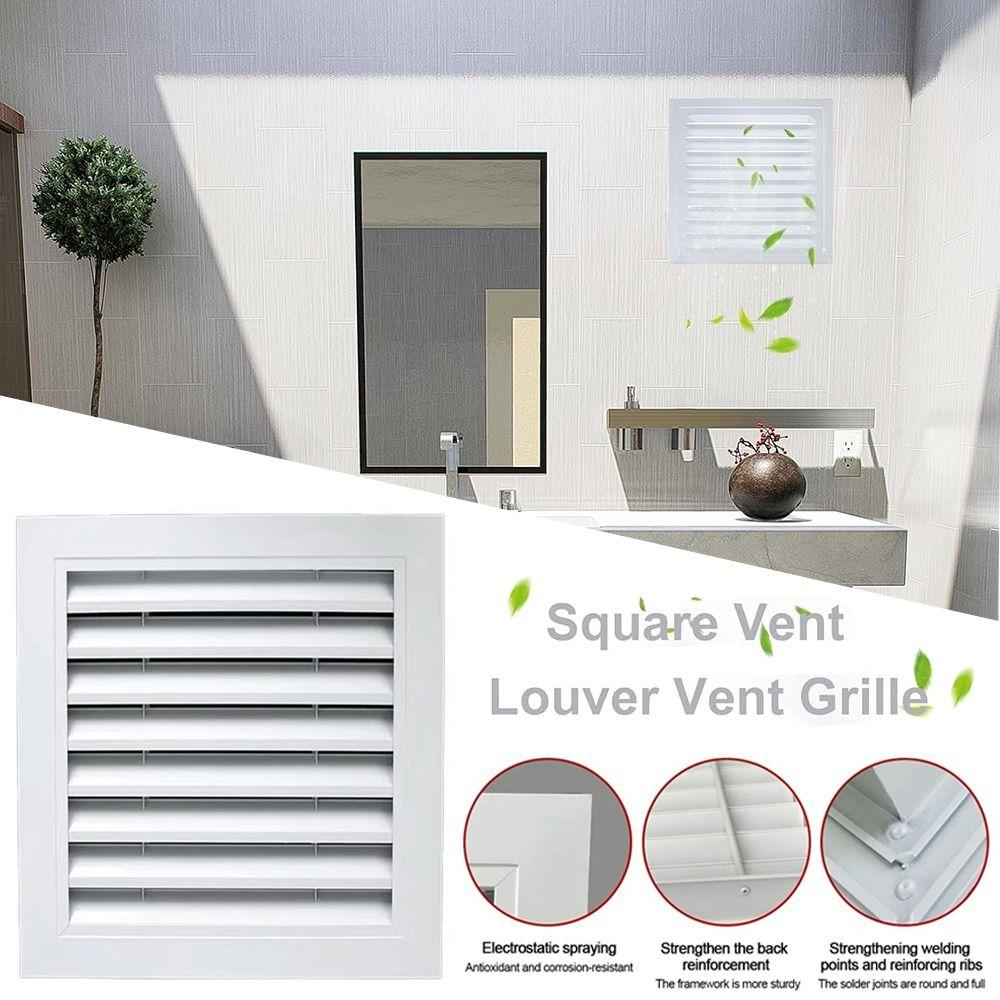 Square Air Vent Grille Aluminum Alloy Return Air Grill New Ventilation Grille  Attics