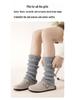 Women's Y2K Knitted Leg Warmers: Thick Autumn/Winter Japanese Style Student Socks