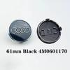 4 stk. For Audi A1 A3 A4 A5 A6 A7 4 stk. 60/61/68/69 mm Bilfelg Senterkapsel Felgkapsel C7 C6 C5 B5 B6 B7 B8 B9 D3 Q3 Q5 Q7 TT