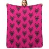 Spiderweb Heart Throw Blanket Soft Breathable Blanket for Night Sleeping