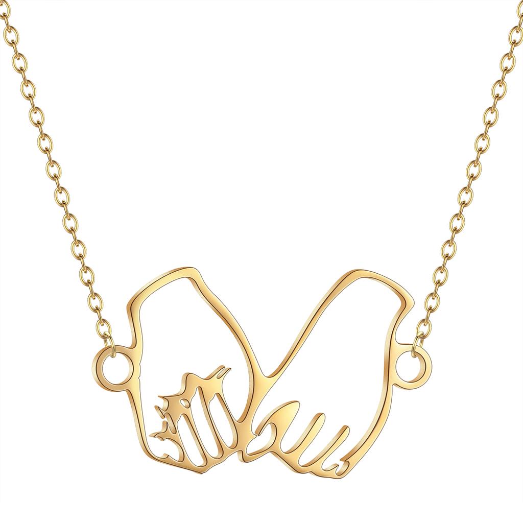 Kinitial Birth Flower Pendants Necklaces For Women Jewelry Ankh Cross Egyptian Leaves Moon Sun Butterfly Chain Choker Collares