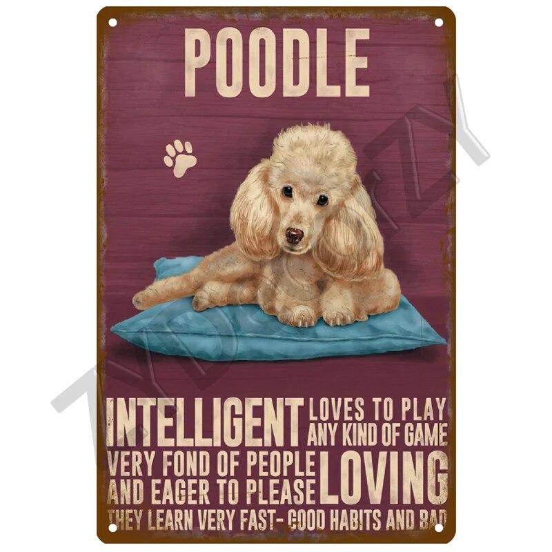 Beagle Plaque Metal Sign Vintage For Door Tin Sign Home Interior Paintings Mancave Wall Posters Room Decoration Decor Art Plates