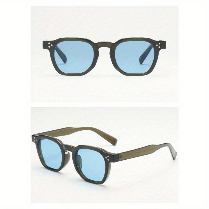 1pc Men's Oval Small Frame Simple Stylish Fashion Fashion Glasses (Suitable For Driving, Travel, Casual, Vacation, Outdoor Sports, Daily Use)