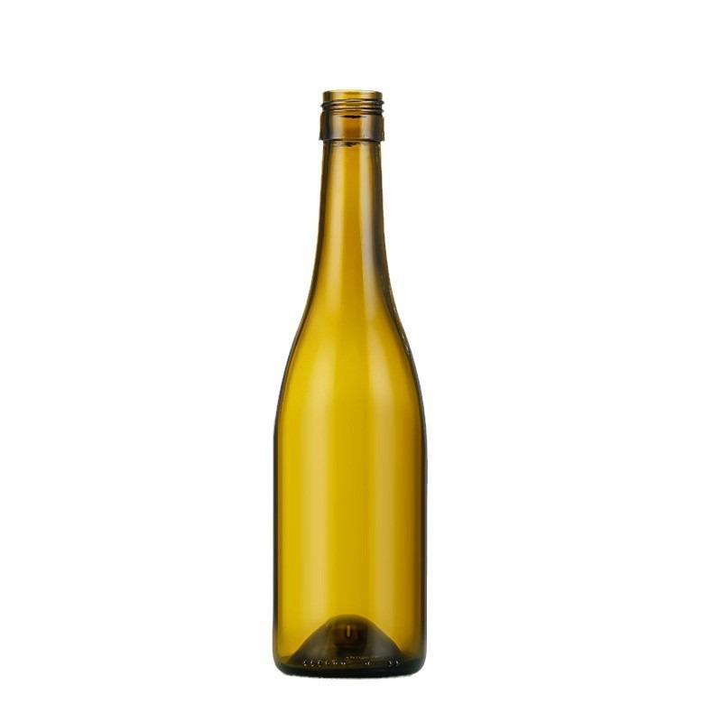 750ml Große Bauchige Bordeaux-Glas-Weinflasche - Rotwein, Selbstgebraut, Versiegelte Spirituosenflasche