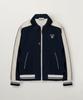 Satur (W) Lawton Lined Collar Track Zip-Up Jacket Navy
