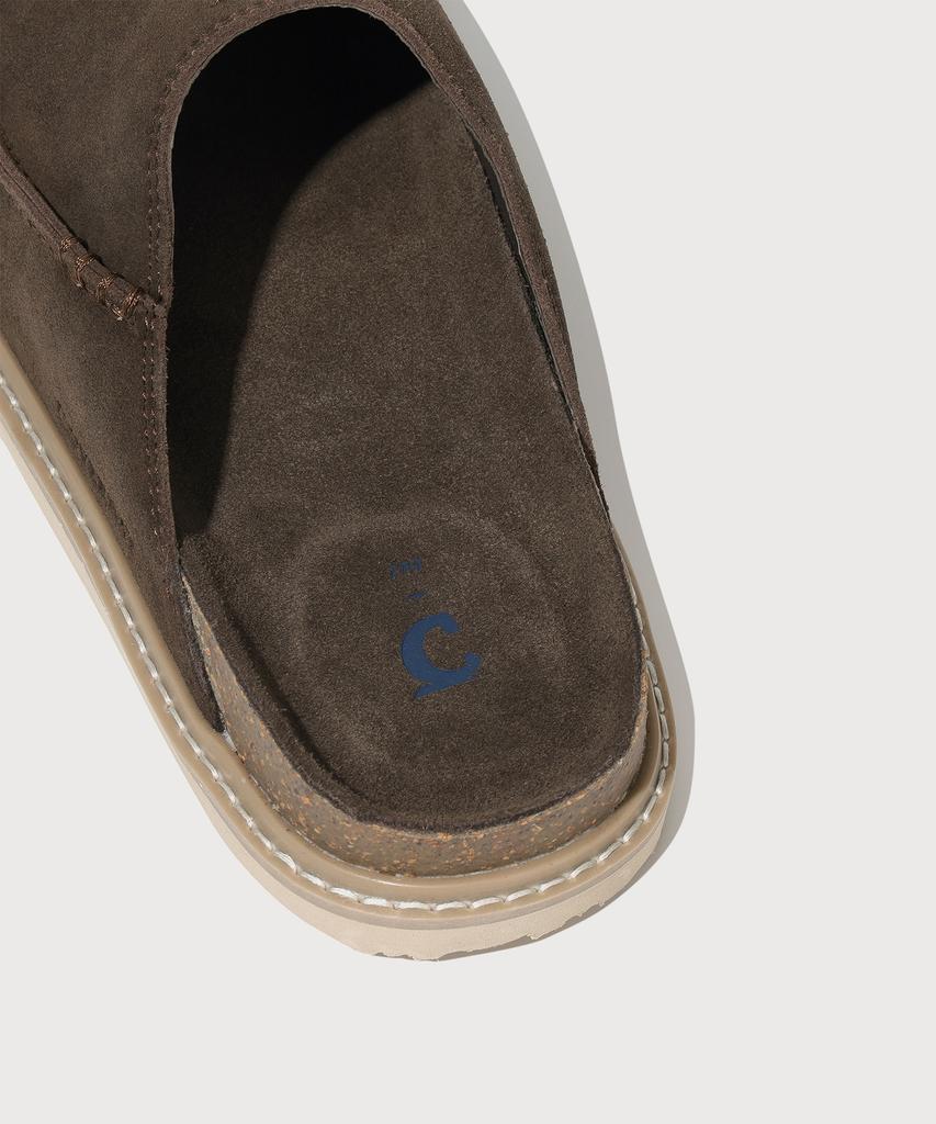 Covernat Cork Slides Deep Brown