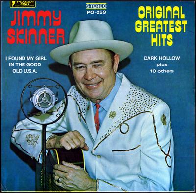 Disque LP JIMMY SKINNER - Original Greatest Hits PO259 POWER PAK 1974 US Country Occasion