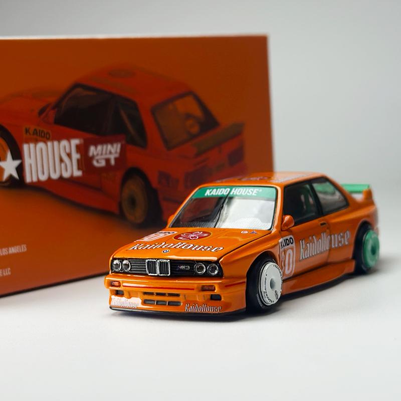 Kaido House + MINIGT BMW M3 KaidoHaus V1 Orange alloy car model 177 Chase