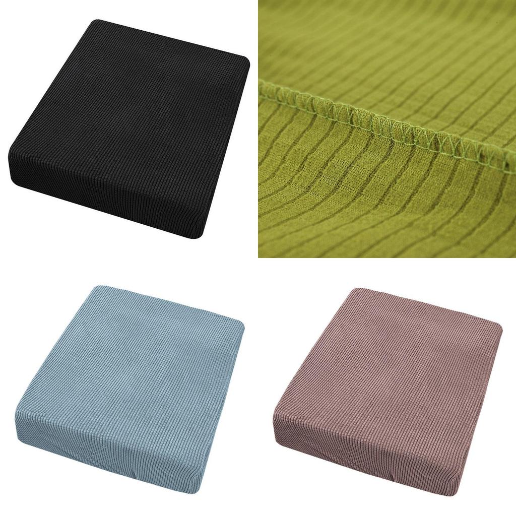Stretchy Couch Seat Cushion Cover Excellent Fit Soft Hand-feeling Furniture Protector