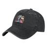 כובע בייסבול של באד באני קז'ואל בלוי מרופט Snapback יוניסקס נשים לחוץ לכל העונות נסיעות כובעים רכים לא מובנים כובע