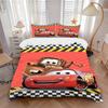 Cars Movie Poster Print 3Pcs Bedding Setduvet Cover With 2 Bedropillowcase Home Birthday Gift