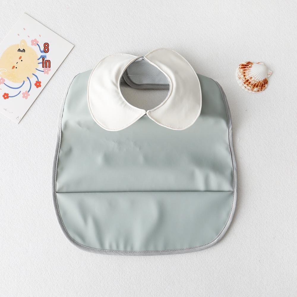 

Korean Reversible Waterproof Infant Bib - Wash-Free, Anti-Stain, Baby Sleeveless Apron