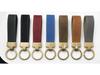 GIP Genuine Leather Car Keychain with Suede Cowhide Rope Key Ring Gift