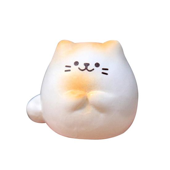 Mini Resin Cat Figurine Cute Cat Animal Models Miniature Ornaments for Cake Topper Micro Landscape Dollhouse Garden Home Desk Decor