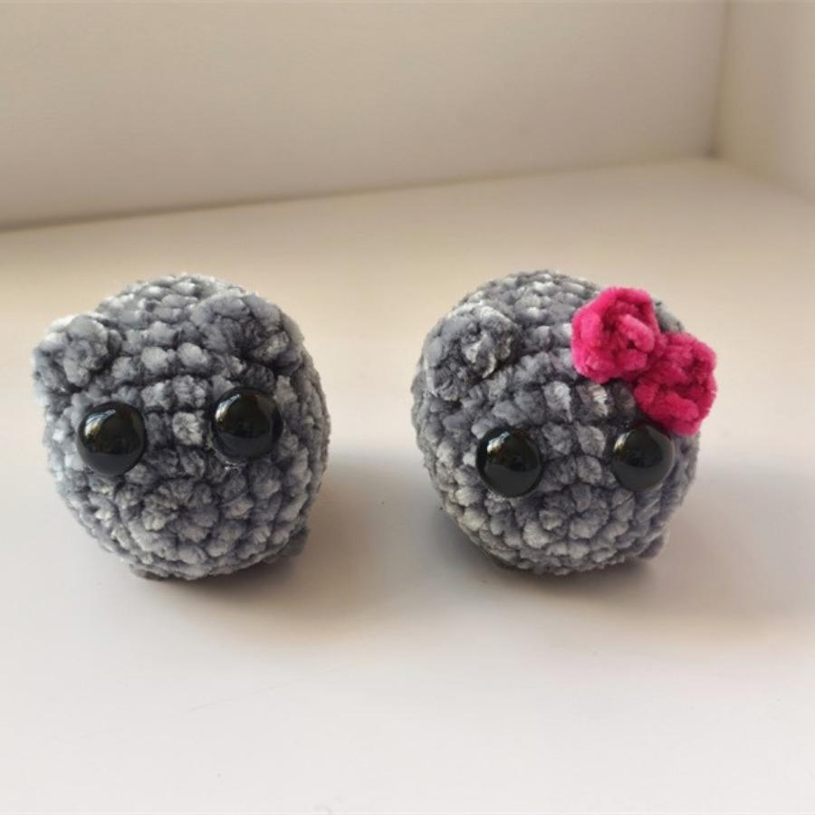 Kawaii Sad Hamster Plush Toy Cute Hamster Plushies Keychain Figure Soft Toy Stuffed Animal Doll Key Ring Key Chain