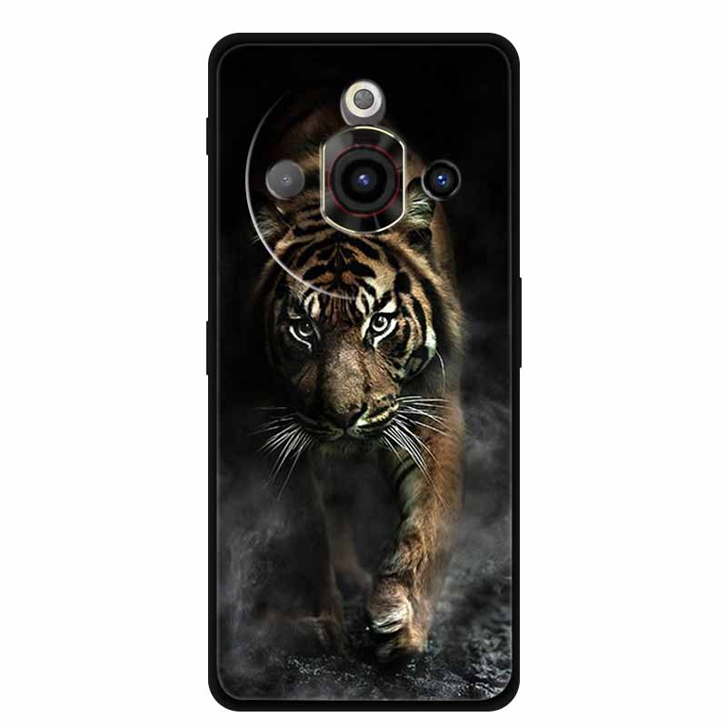 Funda For ZTE Nubia Focus Pro 5G Soft Bumper For Nubia Focus Pro Black Silicone Phone Cases Nubia Focus Pro 5G Protective Coque