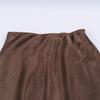 2026 European American Satin Lace Patchwork Slit Skirt