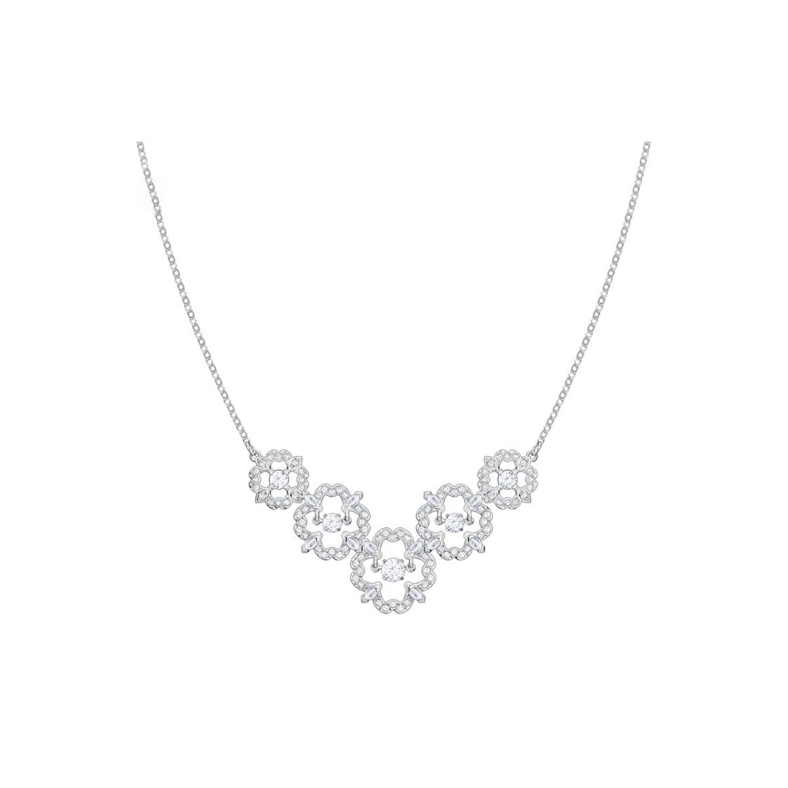 

Swarovski Sparkling Danceflower Necklace Women necklace White 5397240 Box+Shopping Bag (Random Color)