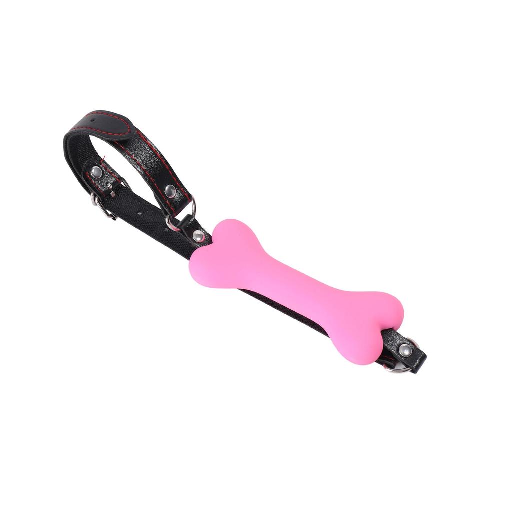 SM Silicone Bone Gag Restraint - Alternative Adult Toy