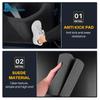Car Front Door Anti-Kick Pad Sticker for BMW X3 G45 2025 2026 Interior Protection PU Leather