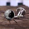 Stylish Alloy Black Cat Cufflinks For Men And Women Fashion Accessories