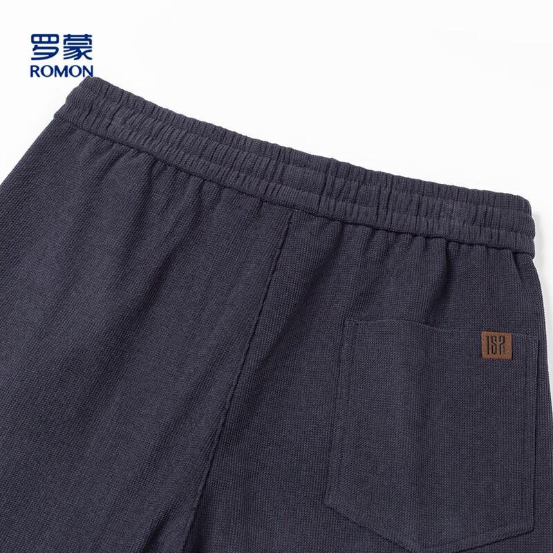 ROMON Men's Wool Blend Loose Fit Warm Casual Pants