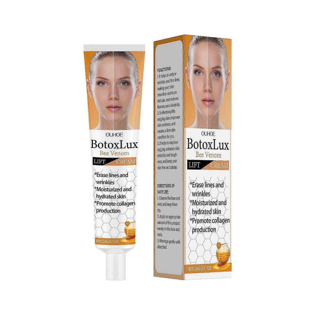 Bee Venom Wrinkle Removal Cream,Bee Venom Anti-Wrinkle Cream Anti-Wrinkle Moisturising Cream for Face, Moisturising Skin Cream for Wrinkle Correction