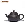 200ml Traditional Yixing Purple Clay Teapots Handmade Pine Tree Pot Raw Ore Black Gold Mud Kettle Chinese Zisha Tea Set Supplies