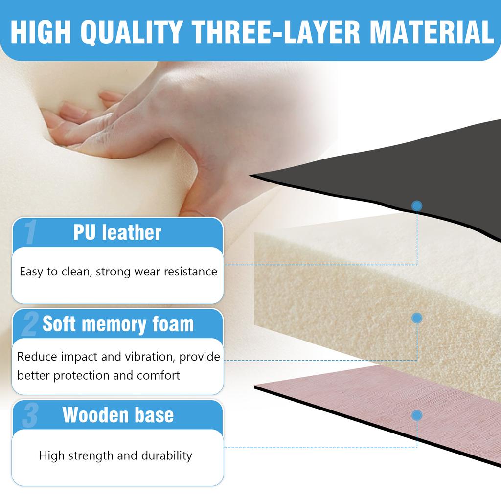 Golf Cart Front Seat Cushion Set Golf Cart Front Seat Bottom & Backrest Assembly Kit Replacement for Club Car DS 2000.5-up Model