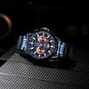 Gohuos 6003 Casual Sport Chronograph Men's Watches Stainless Steel Band Wristwatch Big Dial Quartz Clock with Luminous Pointers
