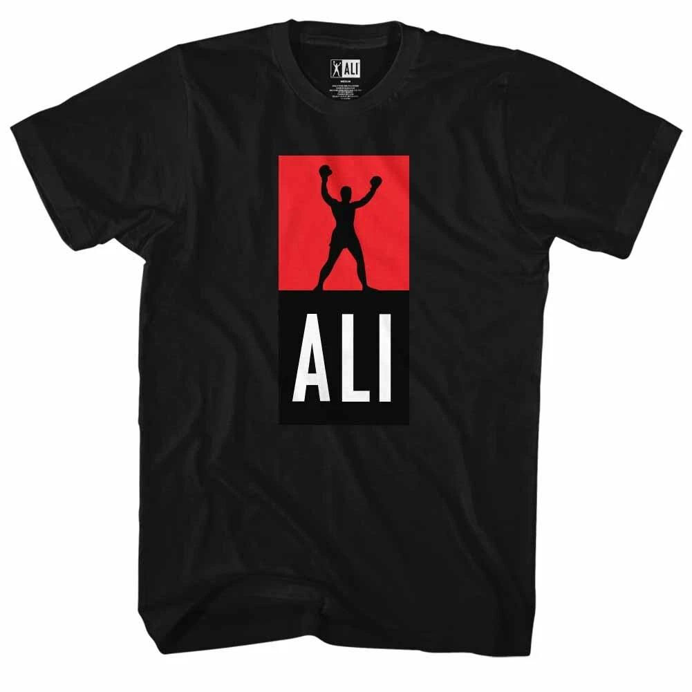 

Muhammad Ali GOAT Heavyweight Boxing Champ Silhouette Men s T Shirt S