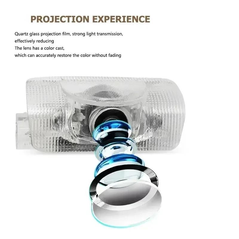 2026 New For Toyota Car Door LED HD Welcome Courtesy Shadow Projector Lamp Logo Light For Toyota Avalon Mirai  VVT-I 4WD Corolla