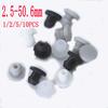 Silicone T Type Conical Hole Plug Snap Fit Blanking End Cap Waterproof Dust Seal Stopper Pipe Tube Plug Bung 2.5-50.6mm
