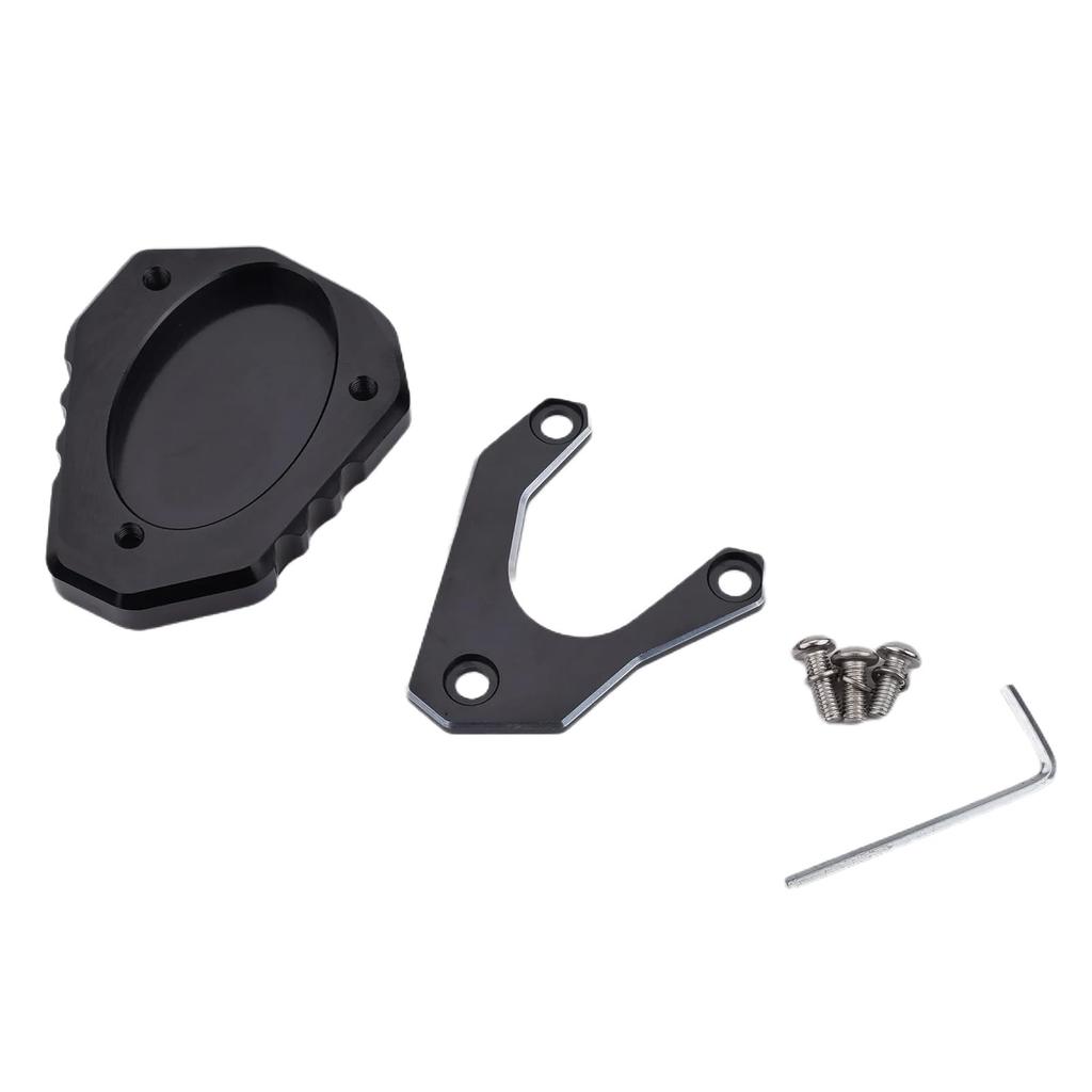 LEDISHUN Motorcycle Side Stand Plate - Applicable to Kawasaki Ninja 400 Z400 (2018-2023), Ninja 250 Z250 (2019-2023), ZX-25R (2020-2023), ZX-4R ZX-4RR