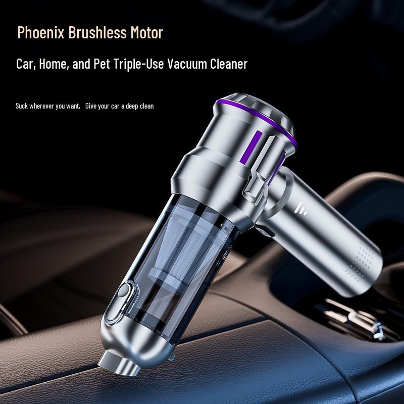 Portable 4-in-1 Handheld Brushless Car Vacuum & Blower