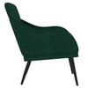 Armchair Dark Green 63x76x80 Cm Velvet