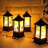 Vintage Pumpkin Castle Halloween Led Light Lantern For Party Bar Home Decor Gifts
