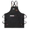 Thickened Cotton All Canvas Apron Coffee Barbershop Milk Tea Shop Home Kitchen