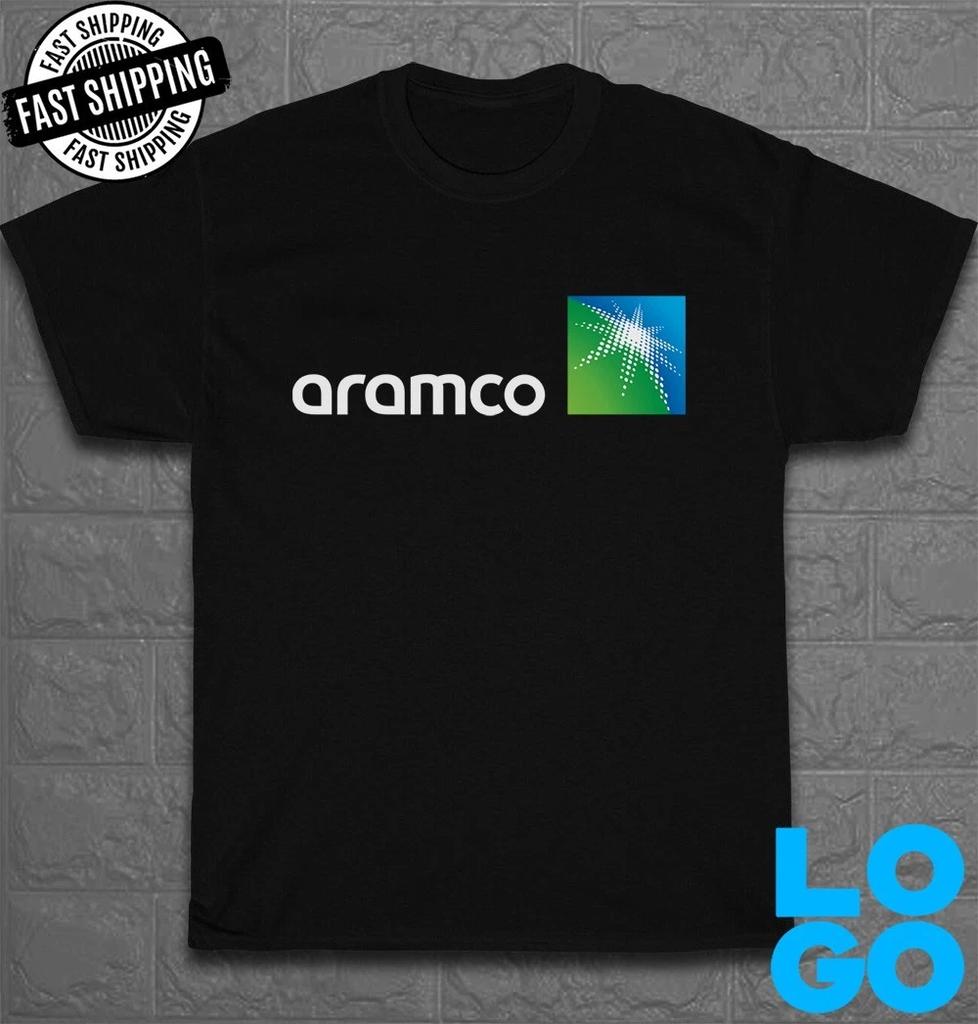 Nuova T-shirt Divertente da Uomo con Logo Aramco Services Company Made In USA Taglia dalla S alla 5XL