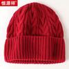 Hengyuanxiang M55055 Unisex Cable Knit Wool Hat
