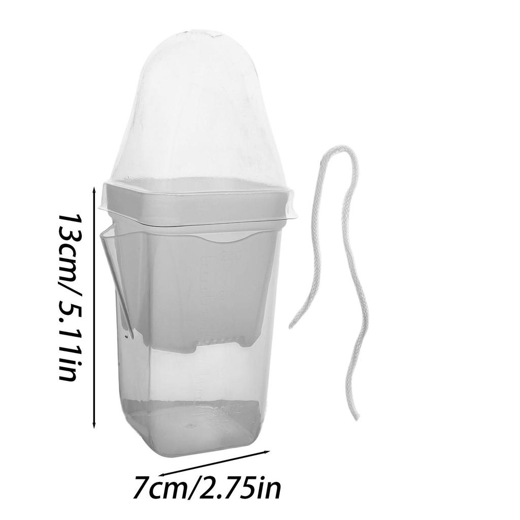 Lazyman Automatic Watering Clear Seedling Growing Box Flower Pot Observe Root Growth Easy Fill Home Office Decor Plant Container