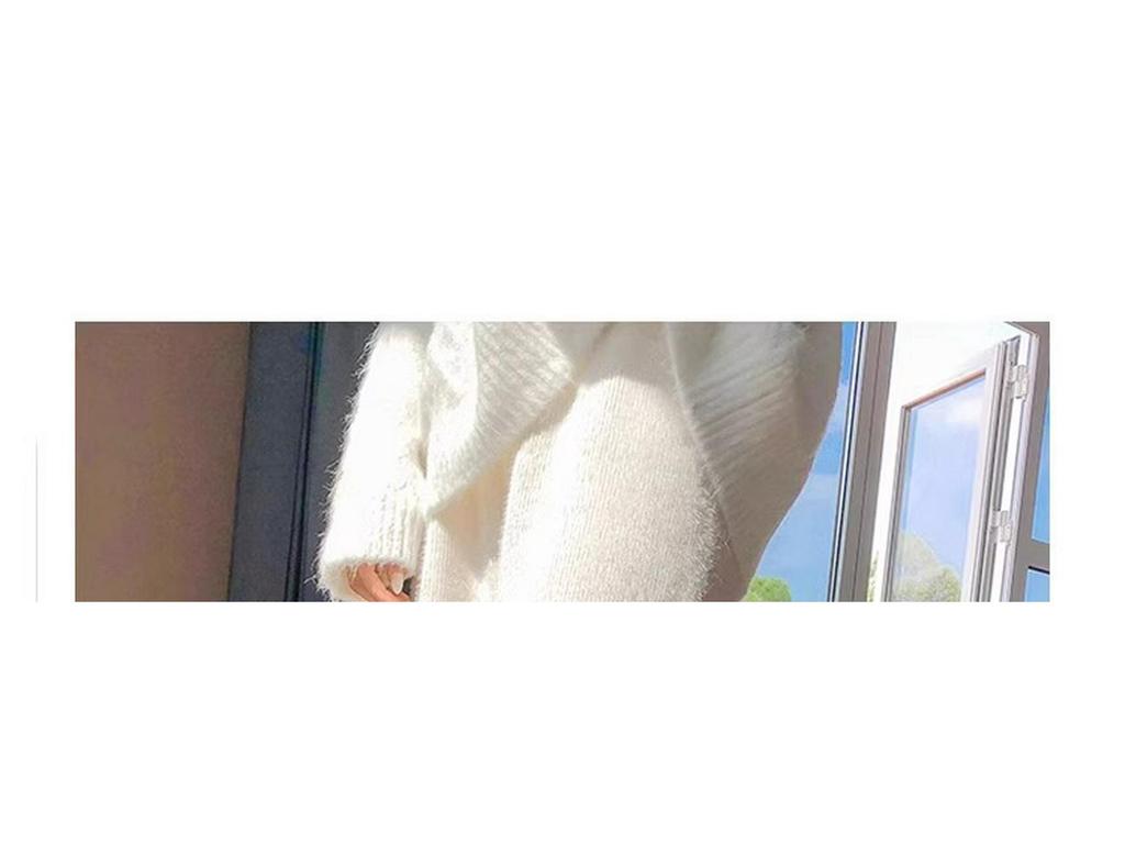145cm Petite High-Waisted Thick Plush Warm Loose Slimming Wide-Leg Pants for Women